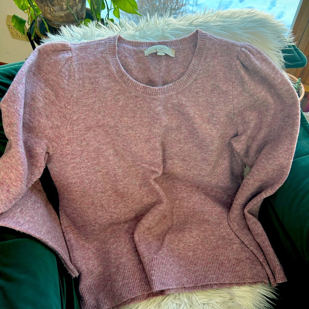 Loft Puff Sleeve Sweater